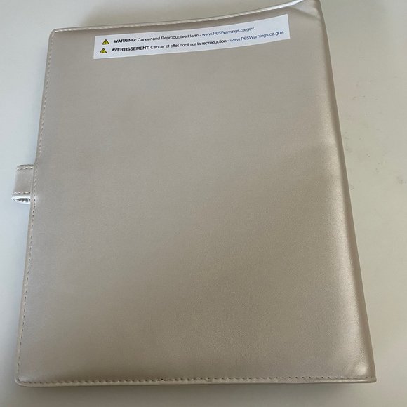 (4x)Recollections 6 Ring Binder w/ 12 Monthly Tab Dividers 8.5" x 10.75” - Ivory - Picture 2 of 3